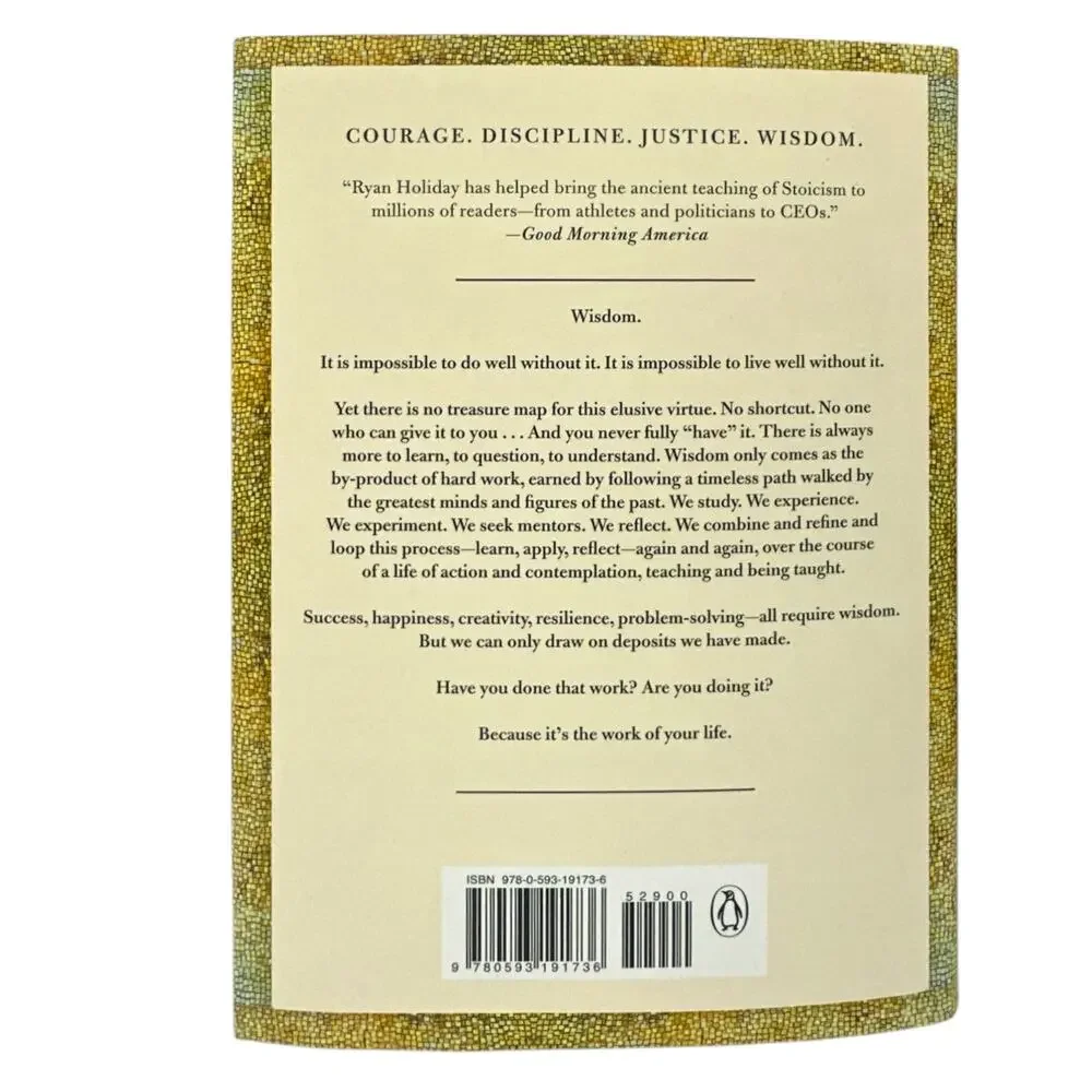 Ryan Holiday Wisdom Takes Work Signed 1st Printing Hardcover NYT Bestseller